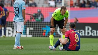 Sorge um Lewandowski trübt Barcelonas Sieg nach 1:3-Rückstand