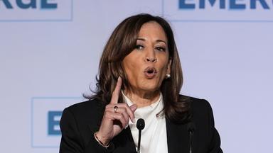 Harris kritisiert Trump für "engstirnige Vision"