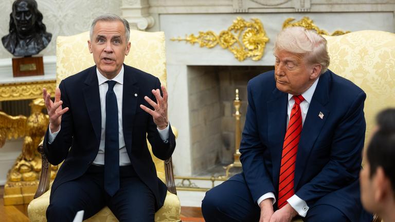 Trump provoziert - Carney reagiert schlagfertig