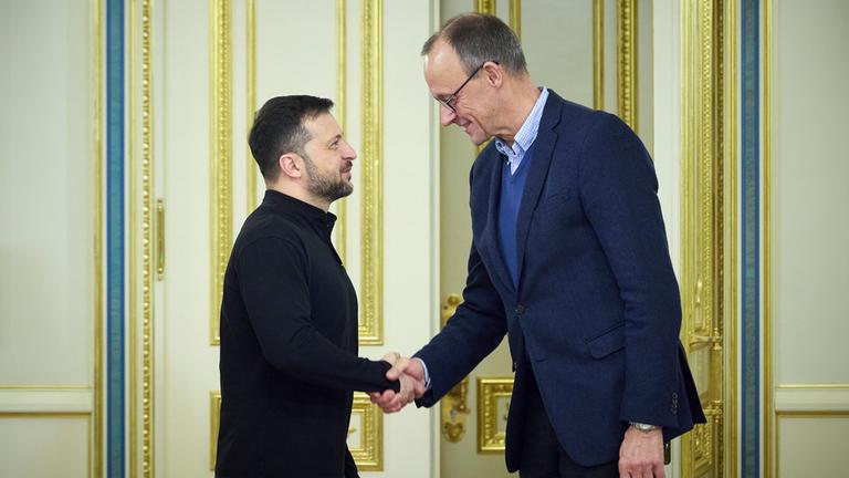 Die Ukraine setzt große Hoffnung auf Kanzler Merz