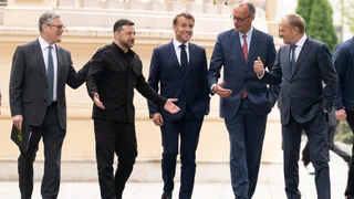 Europäische Verbündete stärken Selenski in Kiew den Rücken