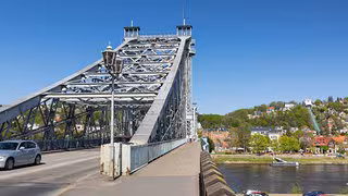 Blaues Wunder in Dresden wird ab Juli weiter saniert