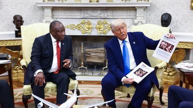 Trump konfrontiert Ramaphosa mit "Genozid"-Vorwürfen