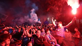 SSC Neapel feiert Meistertitel mit wilder Pyro-Eruption