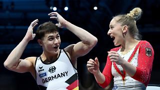 Deutsches Turn-Duo feiert Gold-Sensation lieber nicht groß