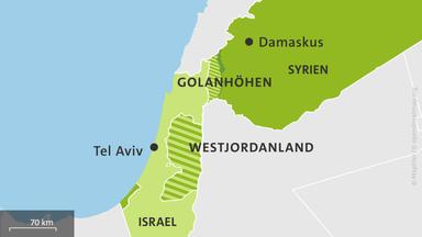 Raketen aus Syrien schlagen auf Golanhöhen ein