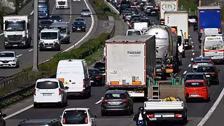 Volle Straßen und Staugefahr in Mitteldeutschland