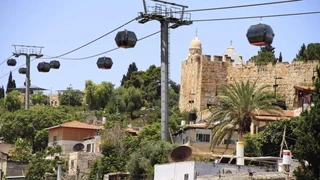 Jerusalems umstrittenstes Seilbahnprojekt