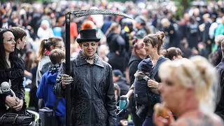 WGT 2025 in Leipzig: Zehntausende aus der schwarzen Szene erwartet