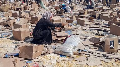 Verteilzentren für humanitäre Hilfe geschlossen