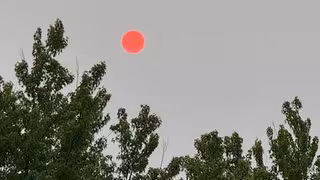 Roter Mond, tiefrote Sonne: Waldbrände schicken uns einen Fotofilter aus Übersee