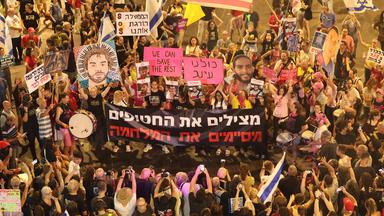 Demonstrationen für Gaza-Waffenruhe