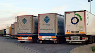 Lkw-Parkplätze in Ostdeutschland sind vor allem in der Nacht überfüllt