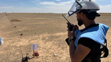 Unterwegs mit den Minenräumern von Tabqa