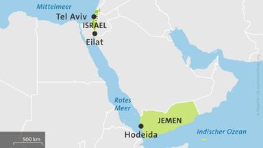 Israel greift Hafen im Jemen an