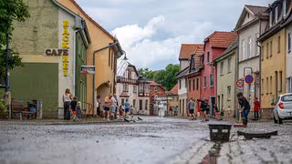 Schäden nach Unwetter über Mitteldeutschland