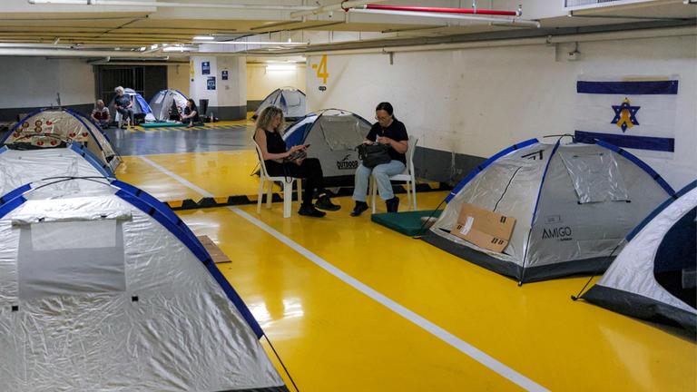 Das Zeltlager unter Tel Aviv