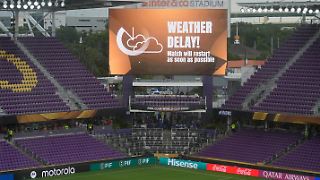 Schon wieder Klub-WM-Stadion wegen Unwetter geräumt