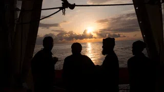 Unterwegs mit Seenotrettern im Mittelmeer