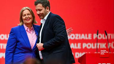 Bas und Klingbeil zu SPD-Vorsitzenden gewählt