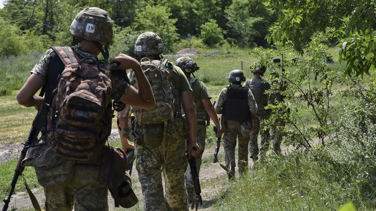 Abschied vor dem Fronteinsatz