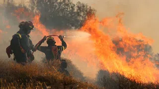 Waldbrand auf Kreta