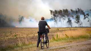 Ticker zum Waldbrand in Gohrischheide: Ortschaft Neudorf wird evakuiert