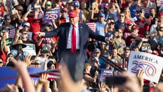 US-Präsident Donald Trump hält Rede in Iowa