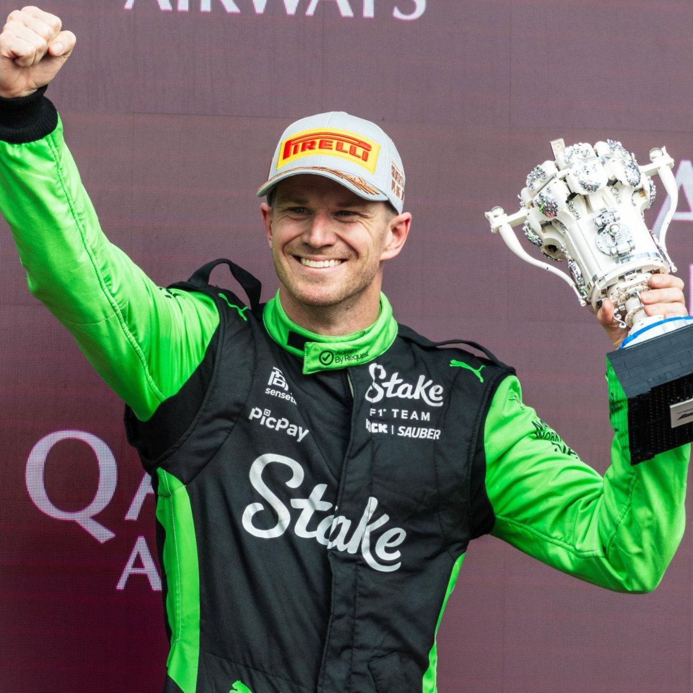 Nico Hülkenberg erhält bei erstem Podiumsplatz einen ungewöhnlichen Pokal
