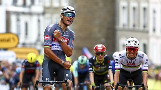 Mathieu van der Poel gewinnt im Sprint der Giganten