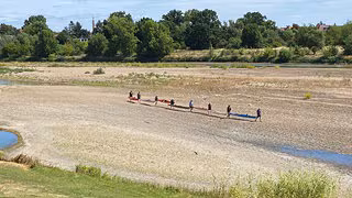 Elbe in Magdeburg erreicht neuen Tiefststand seit Beginn der Messungen