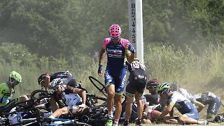 Gelbe Karte bei Tour schützt nicht vor Knochenbrüchen