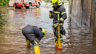 Unwetter ziehen über Mitteldeutschland