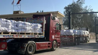 Grössere Hilfslieferungen erreichen Gaza