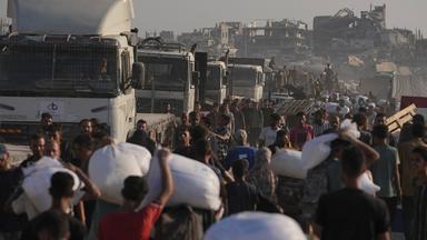 Größere Mengen an Lebensmitteln erreichen Gaza