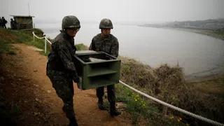 Nordkorea baut Propaganda-Lautsprecher an Grenze ab