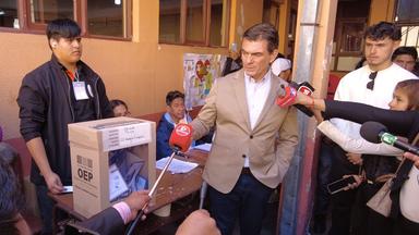 Bolivien steuert auf Stichwahl zu