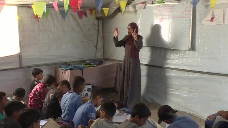 Unterricht im Zelt - oder gar nicht