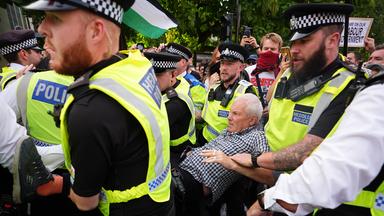 Hunderte Festnahmen bei Pro-Palästina-Demo