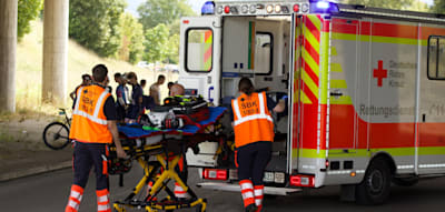 „Dann hörte ich die Räder ineinander knallen und flog durch die Luft“