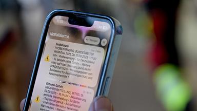 Sirenen- und Handylärm am Warntag