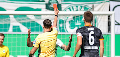 Die schnellste Rote Karte im deutschen Profifußball