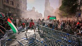 Palästina-Aktivisten und völliges Chaos: Letzte Vuelta-Etappe abgebrochen