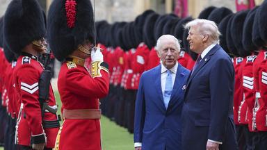 Charles III. empfängt Trump - Proteste in London