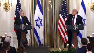 Trump stellt Friedensplan vor - Netanjahu stimmt zu
