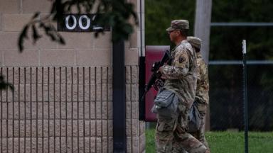 Nationalgarde aus Texas in Illinois eingetroffen