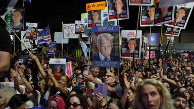 Jubel für Trump, Pfiffe für Netanjahu