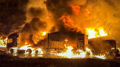 Brände und Verletzte nach Angriff auf Odessa