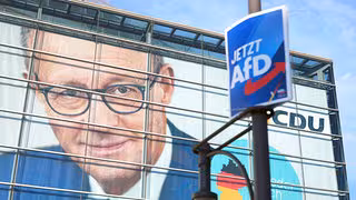 Merz sieht AfD als "Hauptgegner" und schlie&szlig;t Zusammenarbeit aus