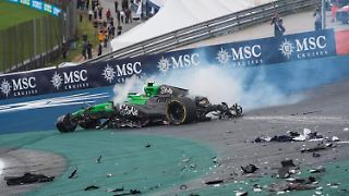 Norris nutzt schweren Patzer, Brasilianer crasht heftig